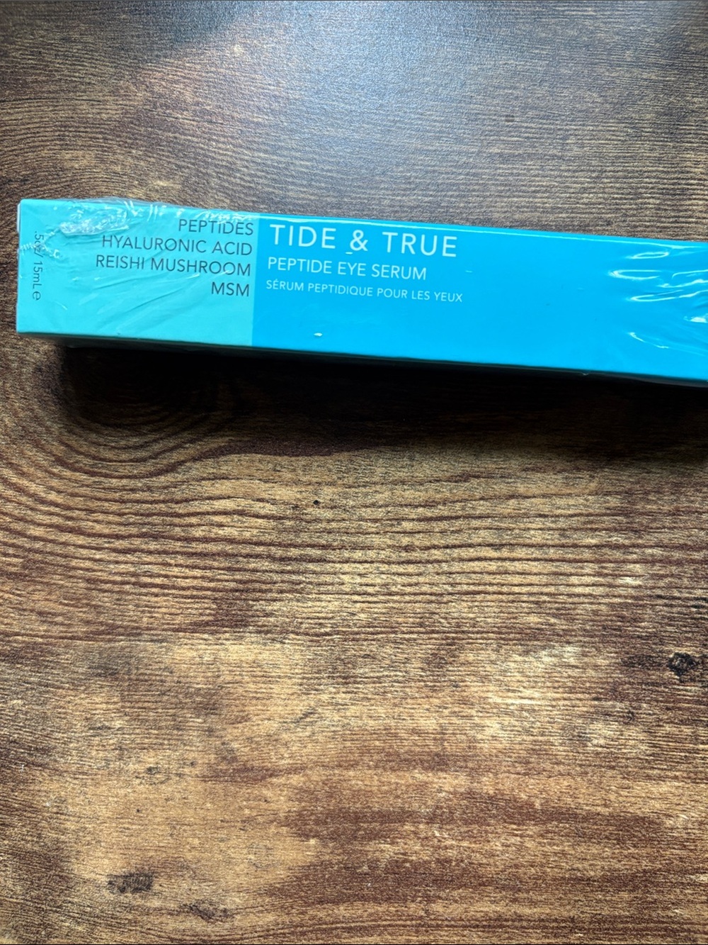 Eight Saints Tide & True Peptide eye serum .5 ounces new
